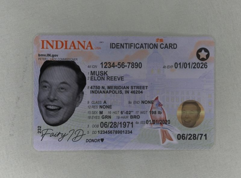 Indiana Fake ID