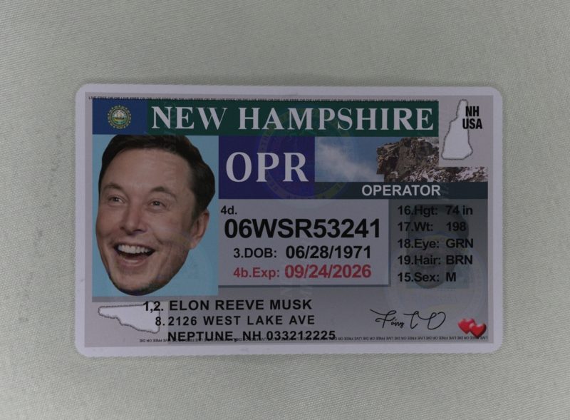 New Hampshire Fake ID