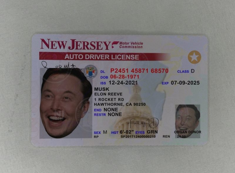 New Jersey Fake ID