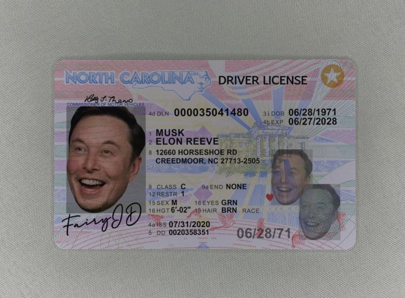 North Carolina Fake ID