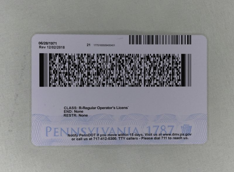 Pennsylvania Fake ID - Image 2