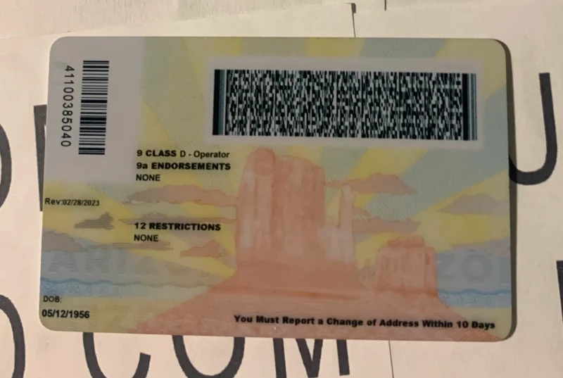 Arizona Fake ID - Image 2