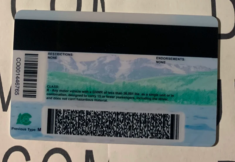 Colorado Fake ID - Image 2