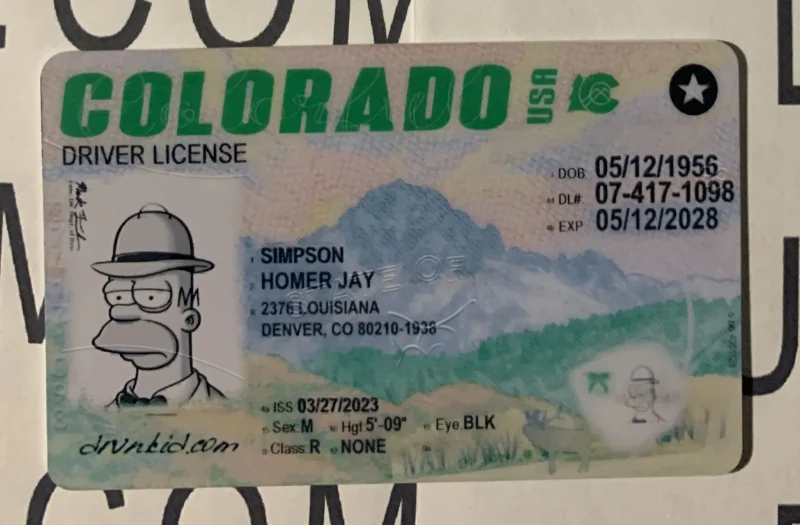 Colorado Fake ID