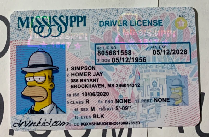 Mississippi Fake ID