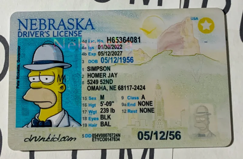 Nebraska Fake ID