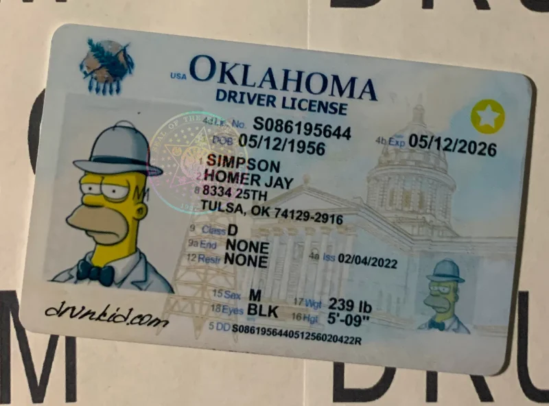 Oklahoma Fake ID