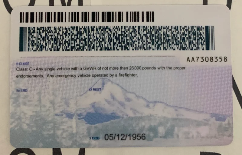 Oregon Fake ID - Image 2