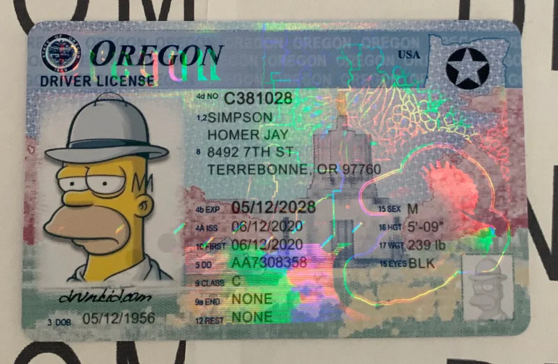 Oregon Fake ID