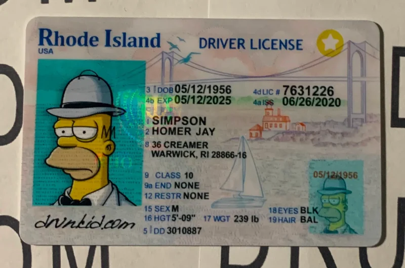 Rhode Island Fake ID