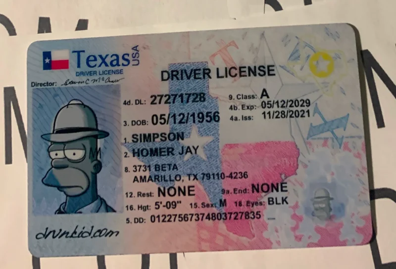 Texas Fake ID